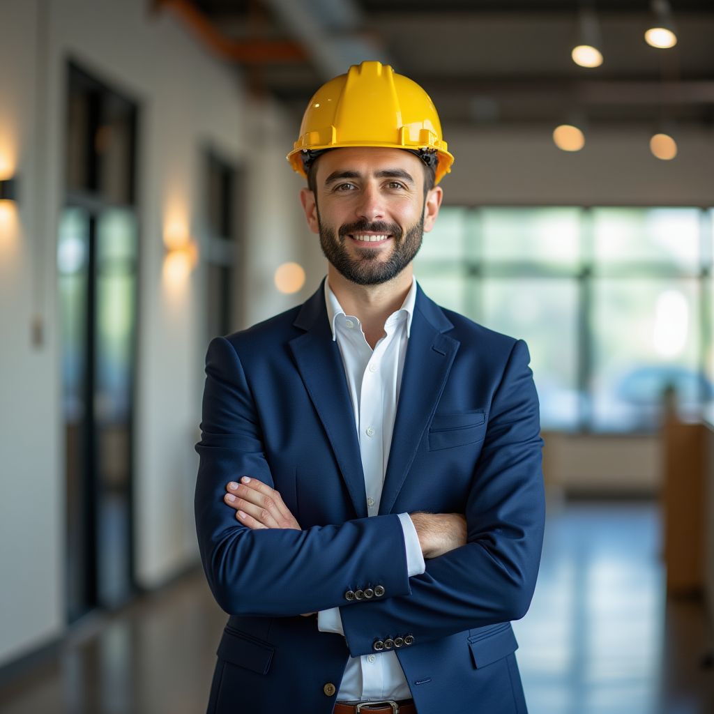 Dyrektor firmy budowlanej